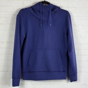 Lululemon City Sleek Relaxed Fit Hoodie LW3BL2S in Gatsby Blue Size 4